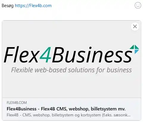 Flex4B OG sharing