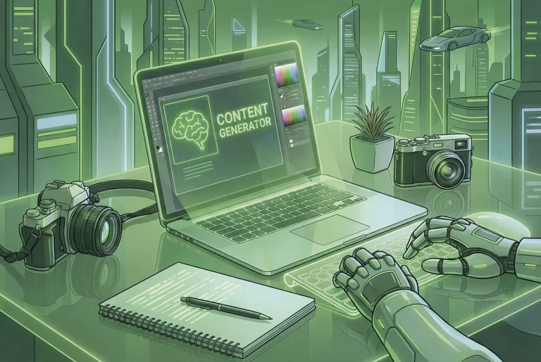 Brug af AI til indholdsproduktion: Praktiske metoder, eksempler og bedste anvendelser